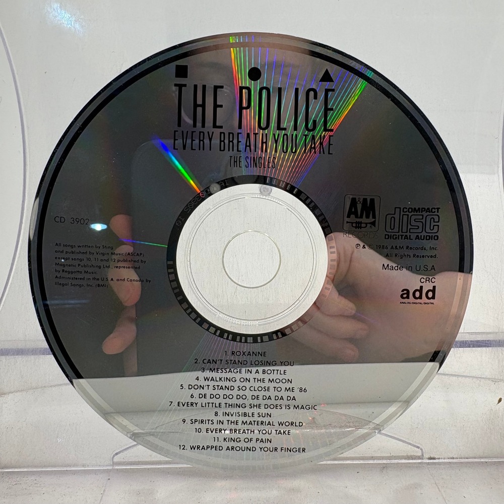 The‎ Police Every Breath You Take The Singles CD 3902 1986 A&M Records  USA